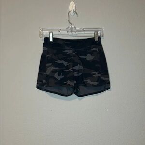 Athleta Kids Black Camo Shorts